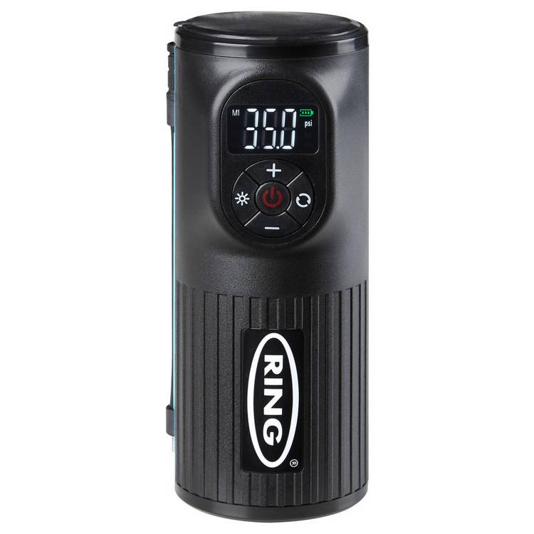 Ring RTC2000 cordless handheld tyre inflator digital display, UK version