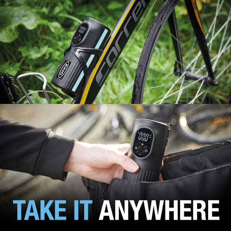 Ring RTC2000 cordless handheld tyre inflator digital display, UK version