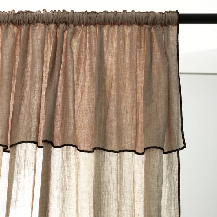 Habitat voile curtain natural 140x229cm - British product