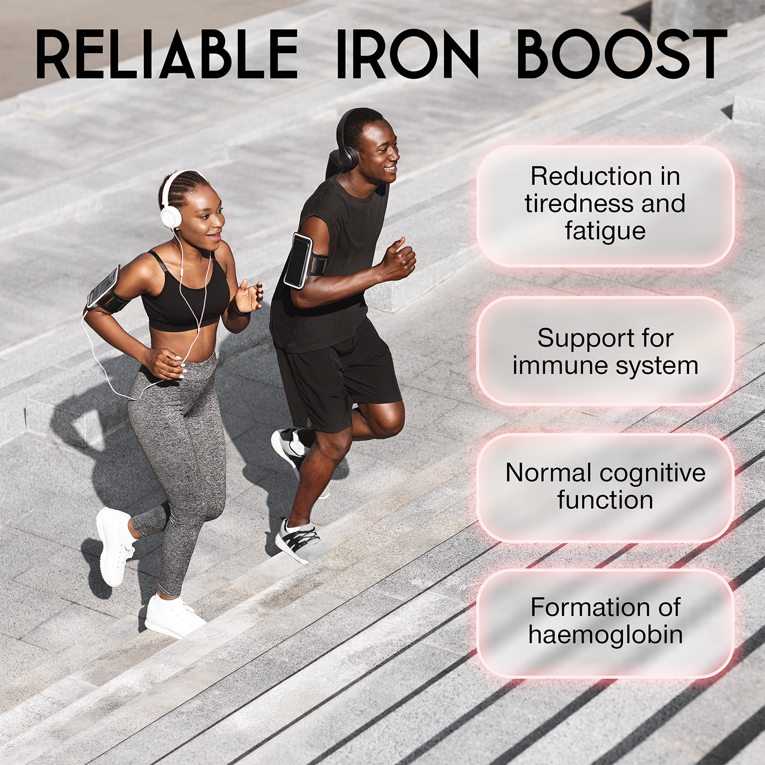 SuperSelf gentle iron 17mg with vitamin C 60 capsules, UK version