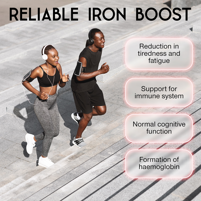 SuperSelf gentle iron 17mg with vitamin C 60 capsules, UK version