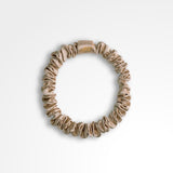 Silver Cloud satin scrunchies caramel 5 pack, UK version