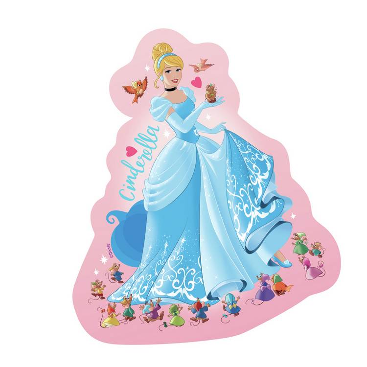 Disney Princess shaped puzzle set 52 pieces - British product