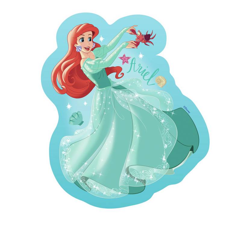 Disney Princess shaped puzzle set 52 pieces - British product