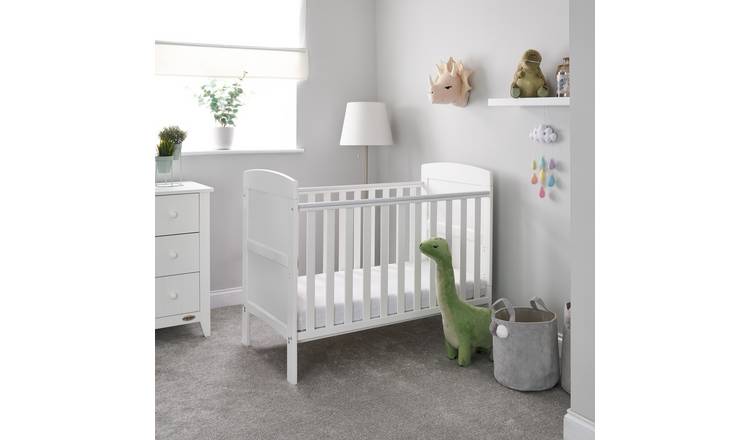 Obaby Grace Mini Cot Bed - White