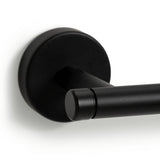 Home metal toilet roll holder matt black, UK version