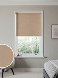 Next Hollis roller blind in Natural Sand, imported from the UK