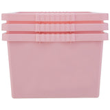 Argos Home pink storage boxes 27L each, UK version