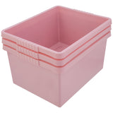 Argos Home pink storage boxes 27L each, UK version