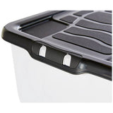 Strata Curve 24L clear plastic storage boxes set, imported from the UK