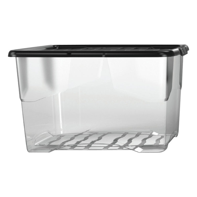 Strata Curve 24L clear plastic storage boxes set, imported from the UK