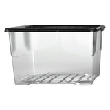 Strata Curve 24L clear plastic storage boxes set, imported from the UK