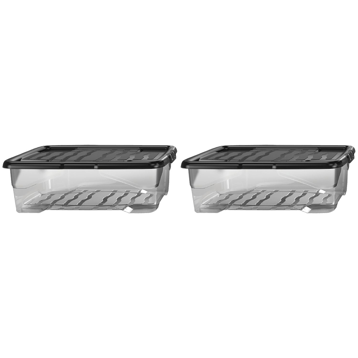 Strata Curve 30L plastic storage boxes, UK version