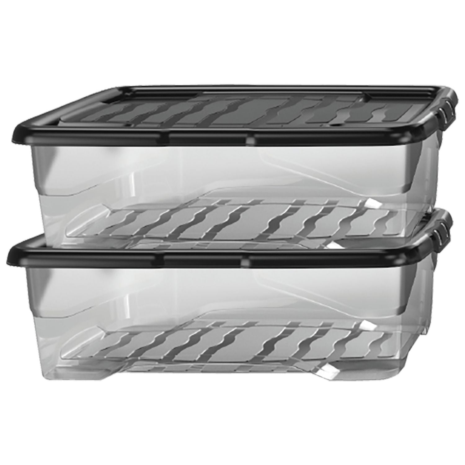 Strata Curve 30L plastic storage boxes, UK version