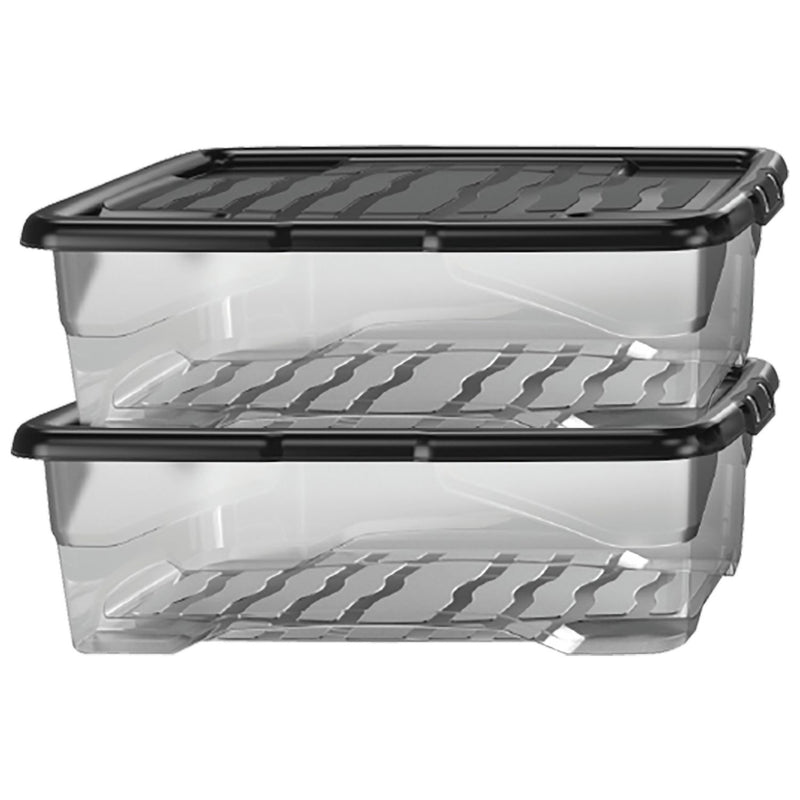 Strata Curve 30L plastic storage boxes, UK version