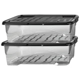 Strata Curve 30L plastic storage boxes, UK version
