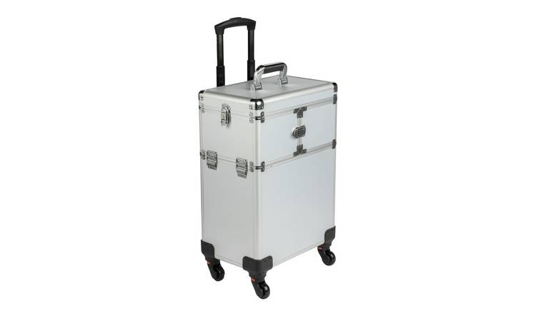 Silver Professional Make-up Trolley Case GOODS Argos