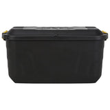 Strata 75L heavy duty storage trunk black (British brand)