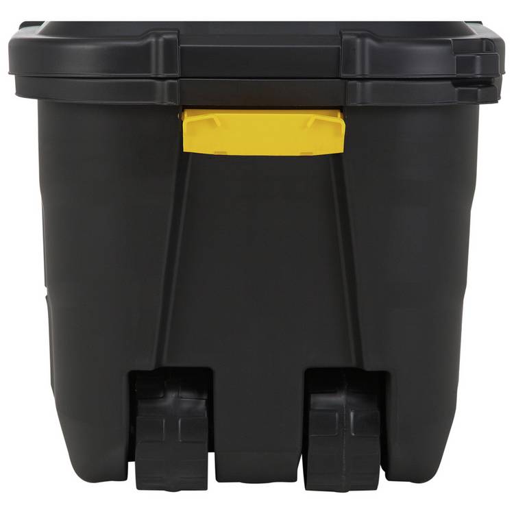 Strata 75L heavy duty storage trunk black (British brand)