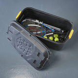 Strata 75L heavy duty storage trunk black (British brand)