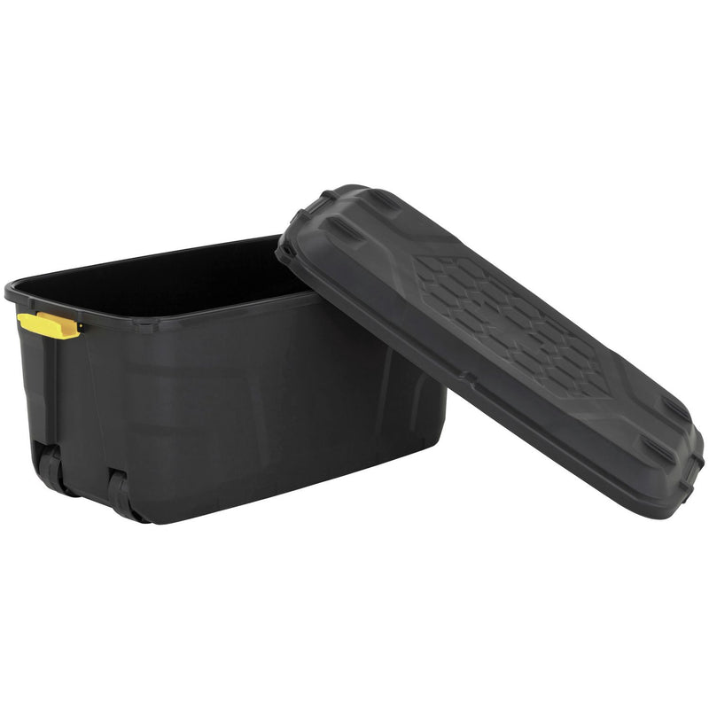 Strata heavy duty storage trunk on wheels 145L (British brand)