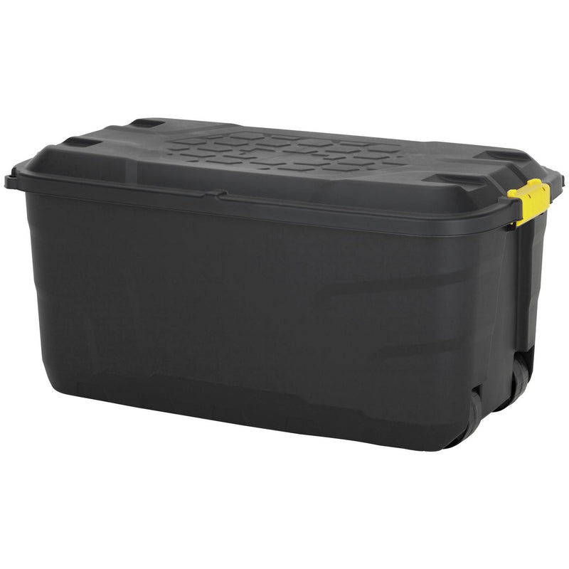 Strata heavy duty storage trunk on wheels 145L (British brand)