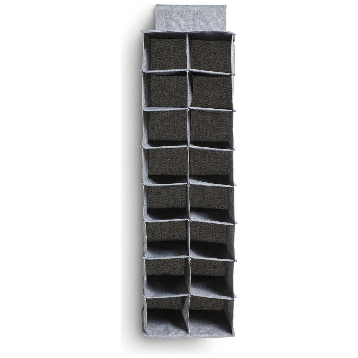 Argos Home grey hanging shoe storage 16 cubes - British product