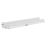Argos Home Jak picture rail 60cm light oak effect, UK version