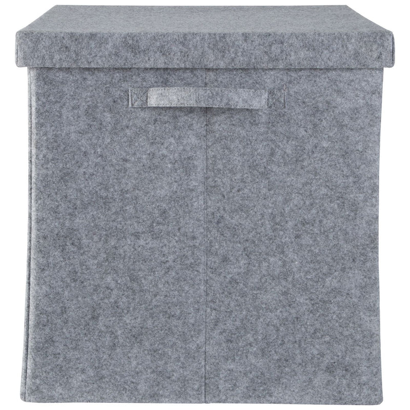 Habitat felt storage box 40cm with lid, imported from the UK