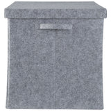 Habitat felt storage box 40cm with lid, imported from the UK