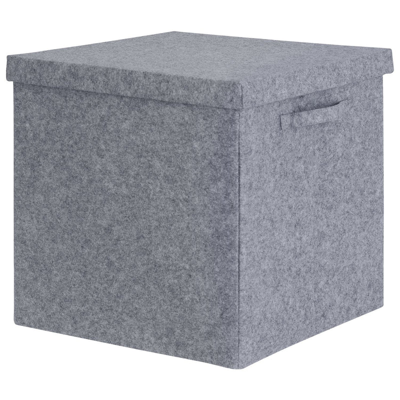 Habitat felt storage box 40cm with lid, imported from the UK