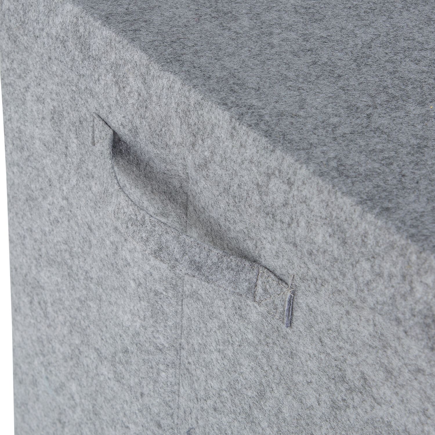 Habitat felt storage box 40cm with lid, imported from the UK