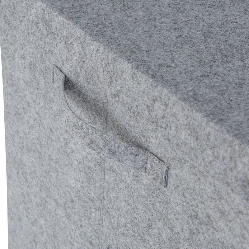 Habitat felt storage box 40cm with lid, imported from the UK
