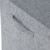 Habitat felt storage box 40cm with lid, imported from the UK
