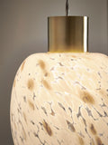 Brass confetti glass ceiling light shade, UK version