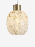 Brass confetti glass ceiling light shade, UK version