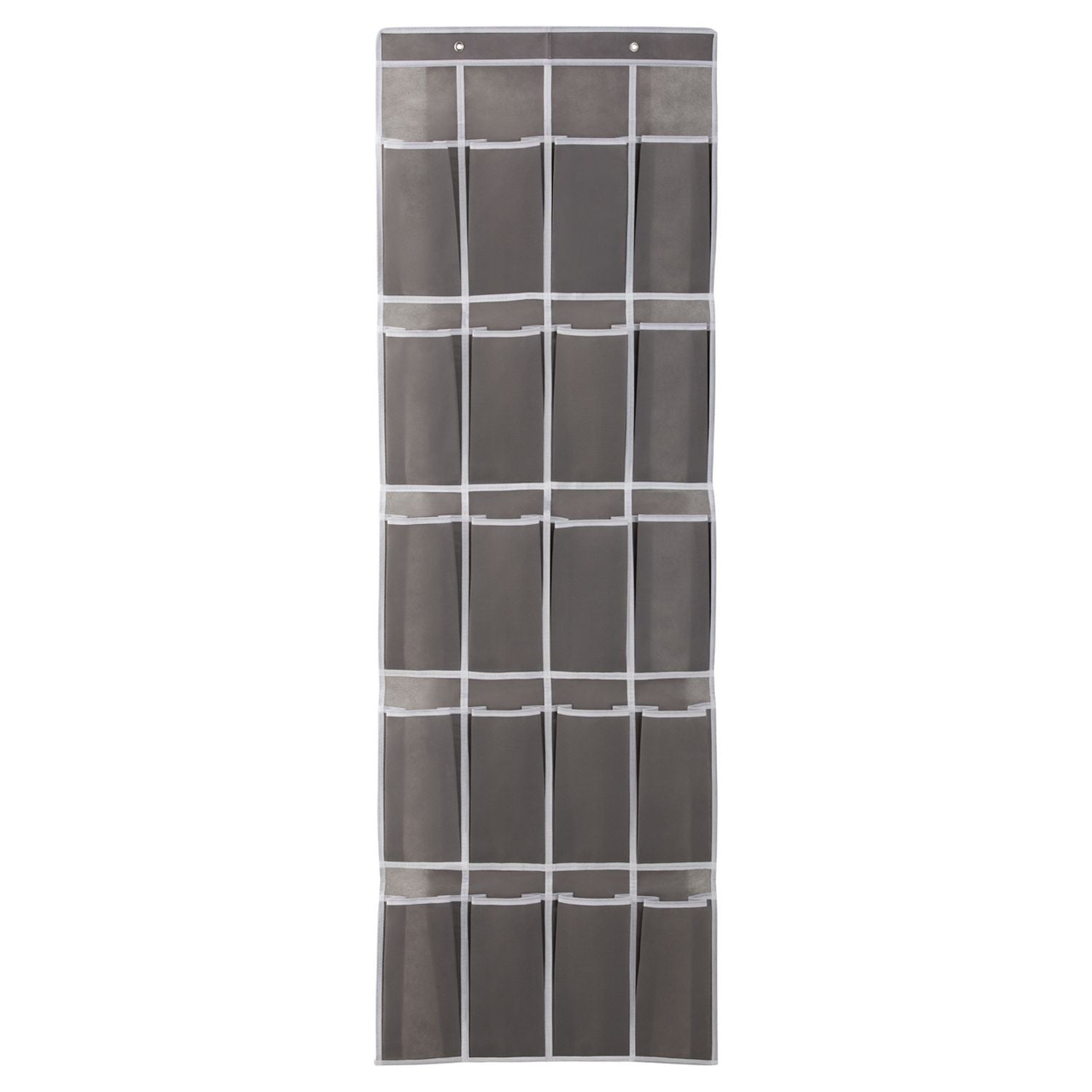 Argos Home overdoor shoe storage grey white 20 pockets, imported from the UK