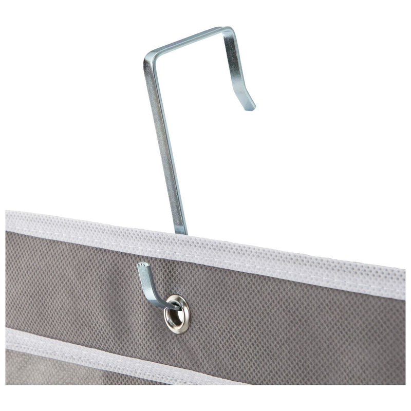 Argos Home overdoor shoe storage grey white 20 pockets, imported from the UK