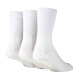 IOMI 3 Pack Extra Wide Bamboo Diabetic Unisex Socks