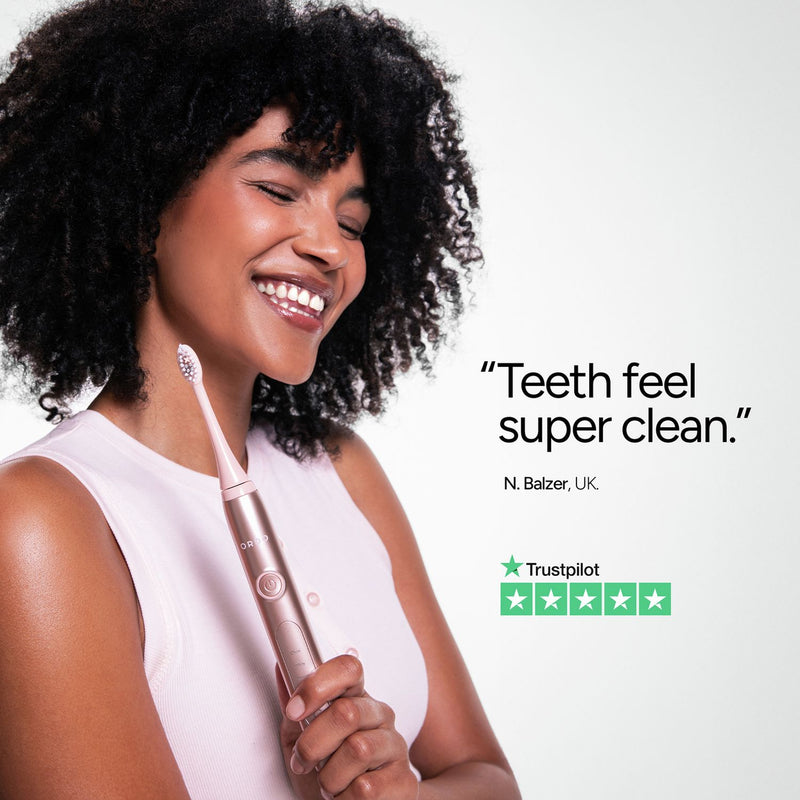 Ordo Sonic+ pink electric toothbrush (British brand)