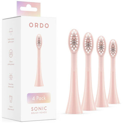 Argos Ordo Sonic Rose Gold Electric Toothbrush Brush Heads - 4 Pack- Buy online at McGrocer