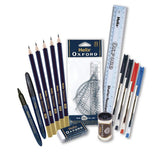 Oxford filled 18 piece pencil case, imported from the UK