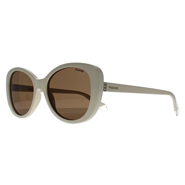Polaroid women's sunglasses white polarized PLD 4154, UK version