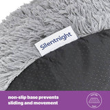 Silentnight donut dog bed grey medium, imported from the UK