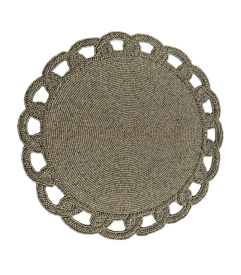 Les Ottomans beaded placemat 40cm, UK version