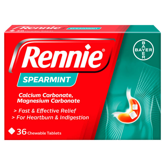 Rennie Spearmint Heartburn & Indigestion Relief Tablets - McGrocer