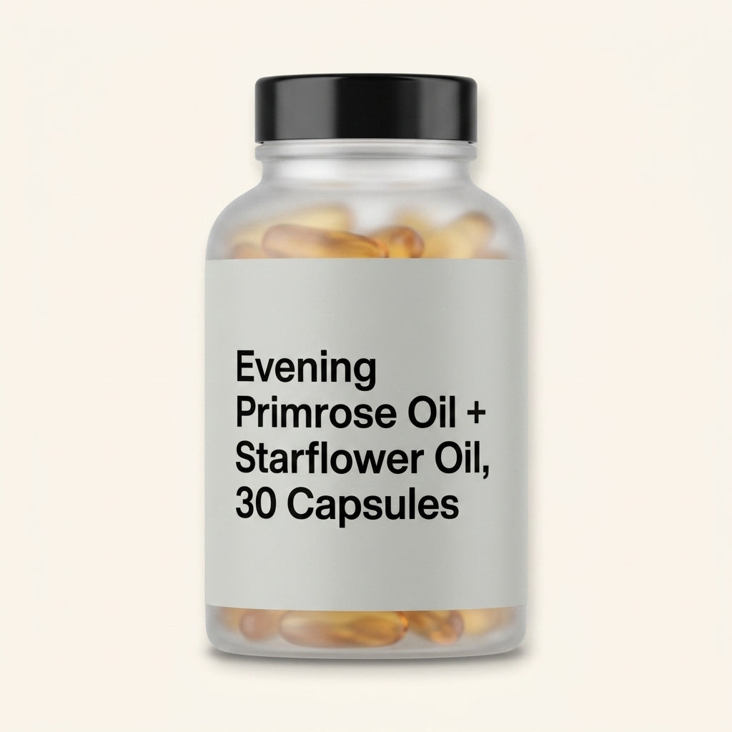 Holland & Barrett evening primrose and starflower oil 1000mg 30 capsules, UK version