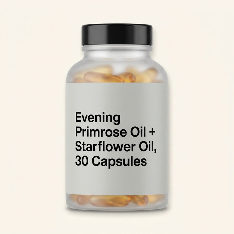 Holland & Barrett evening primrose and starflower oil 1000mg 30 capsules, UK version
