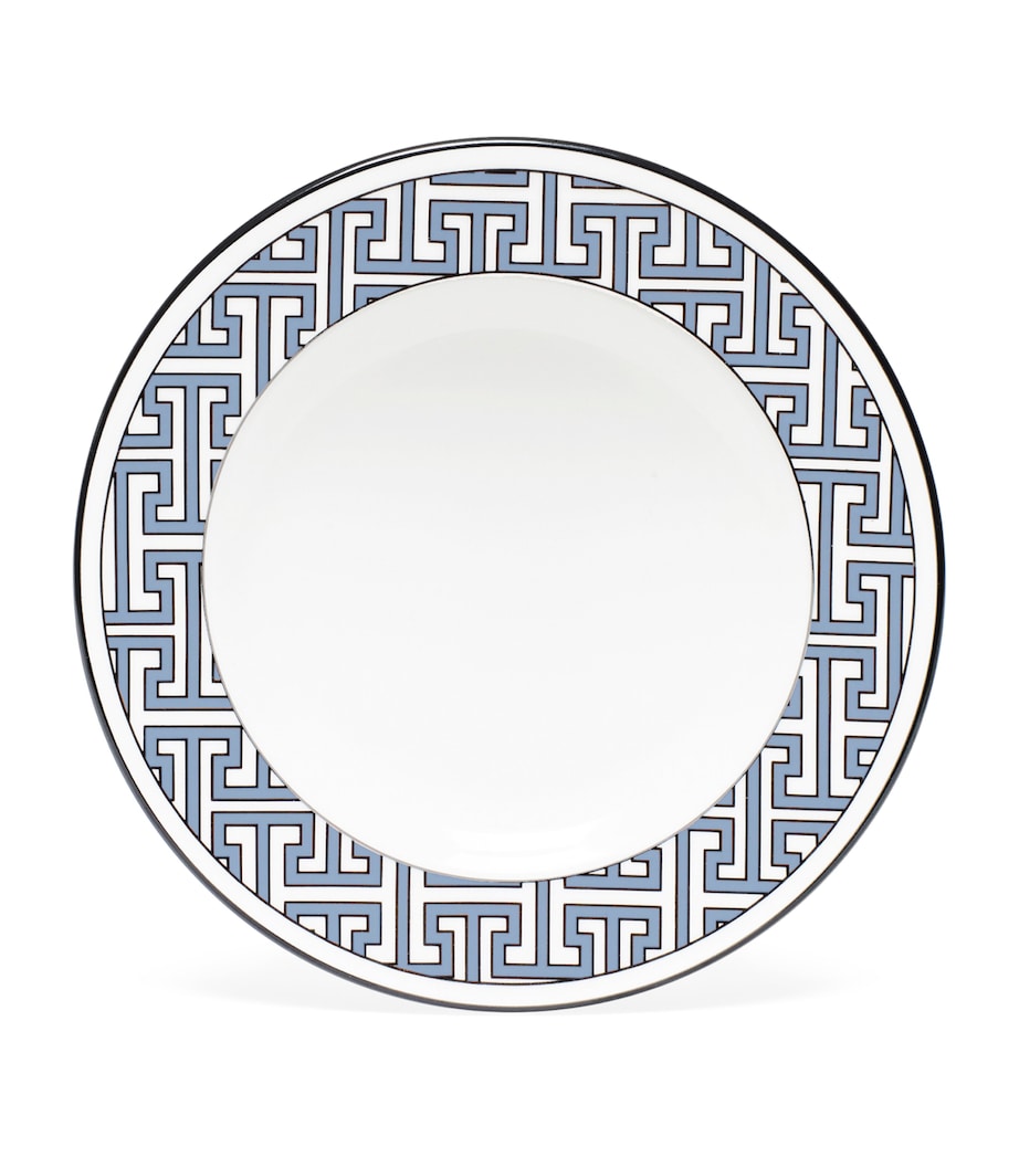 O.W. London Maze geometric print tea plate 16.5cm diameter, imported from the UK