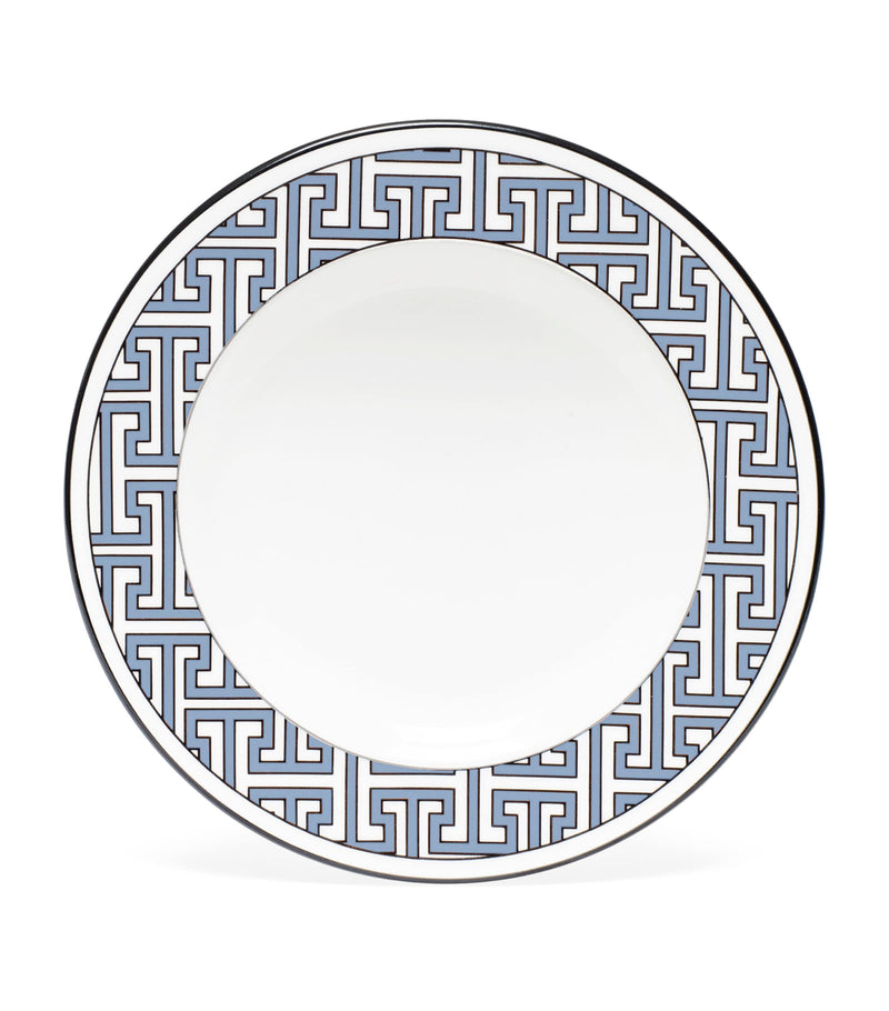 O.W. London Maze geometric print tea plate 16.5cm diameter, imported from the UK